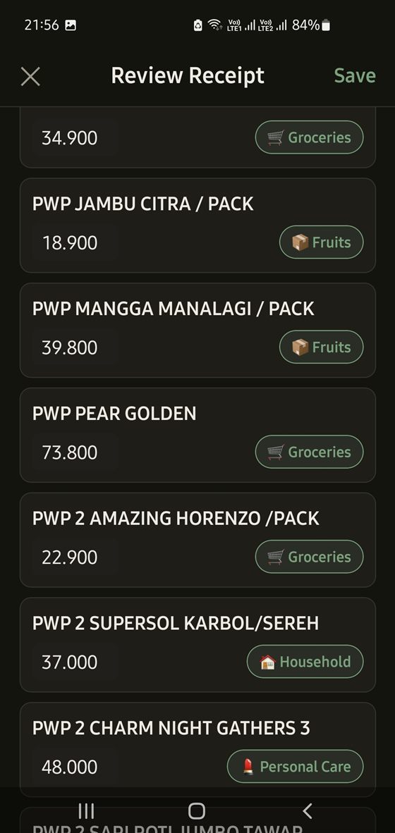 Creating a new category for an item mid-review